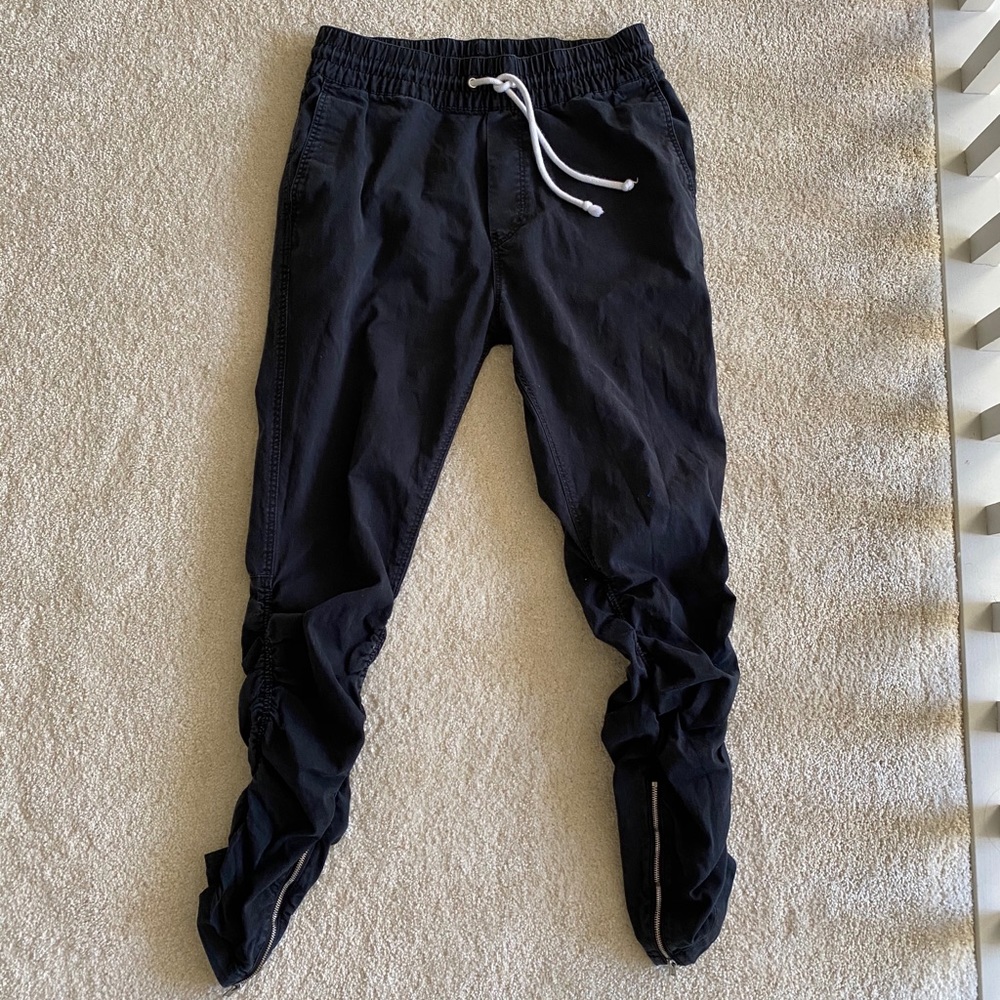 H&M zipper joggers
